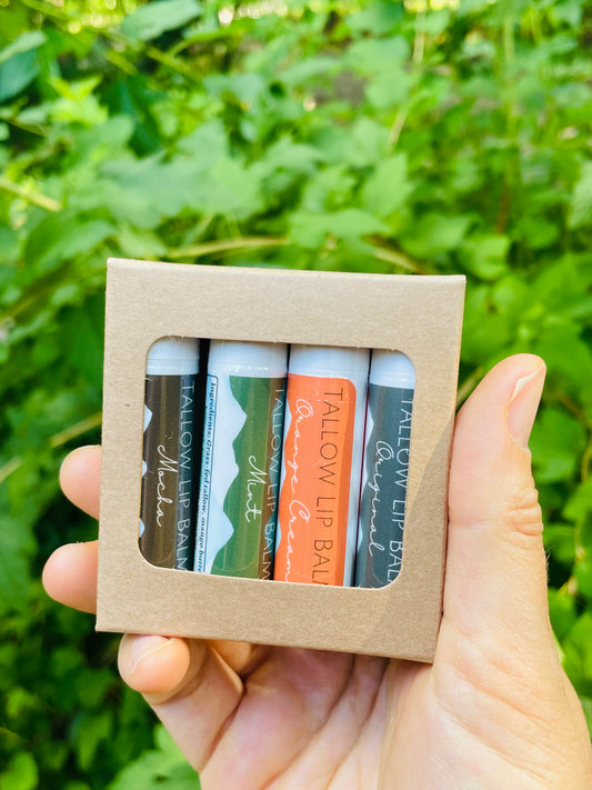Tallow Lip Balm Set