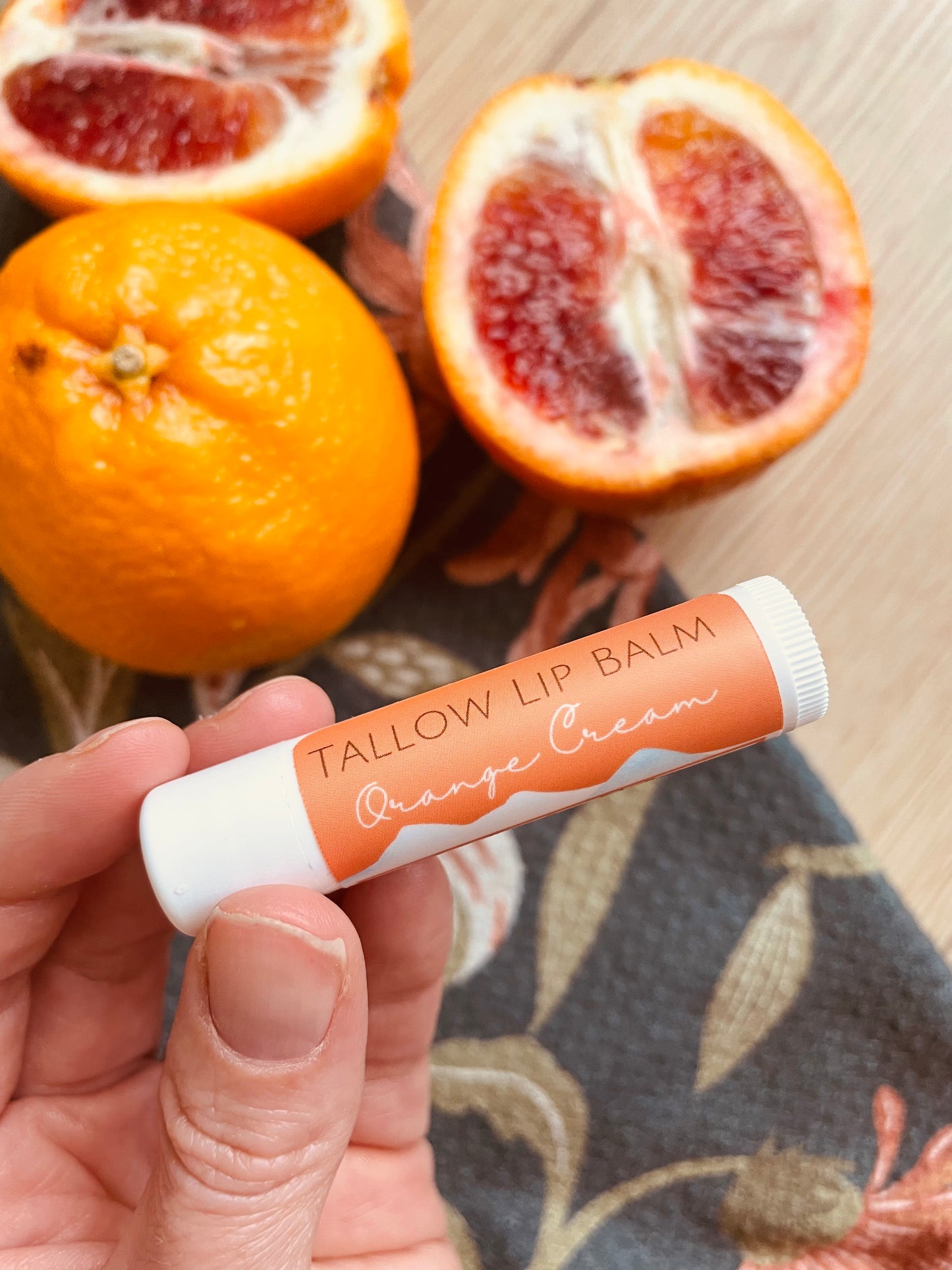 Orange Cream Tallow Lip Balm