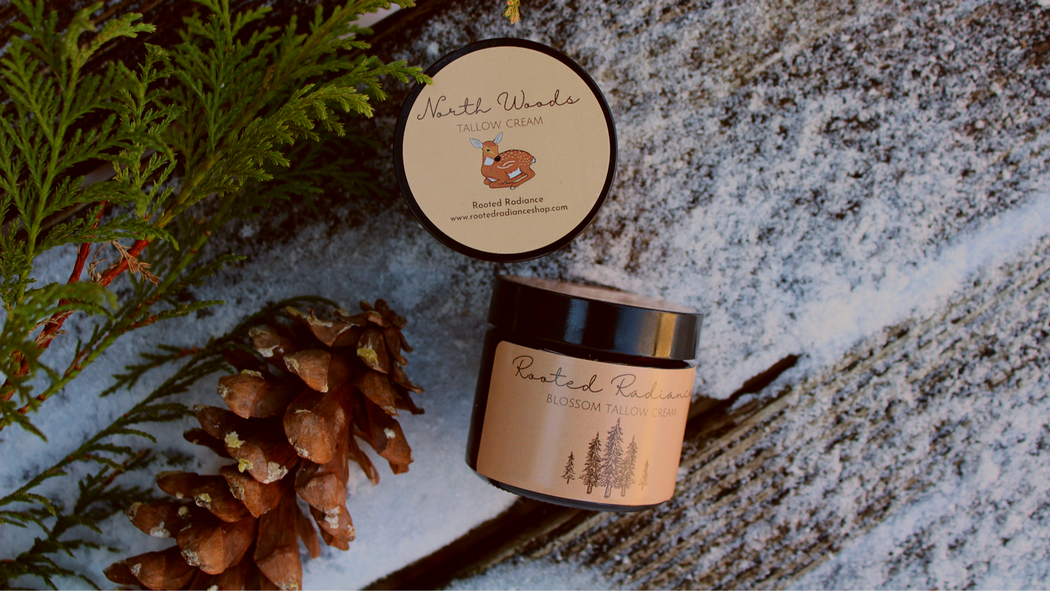 Tallow skincare- rooted radiance 